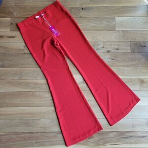 New ECLA Red Wide Leg Pants size 14 XL
